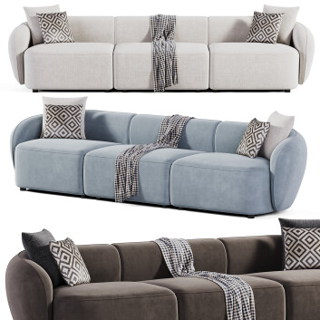 Canapé  Value City Furniture Crescent 3-Piece Modèle 3D