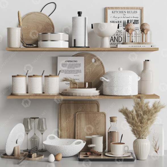 Декор Kitchen Accessories 045 3D модель