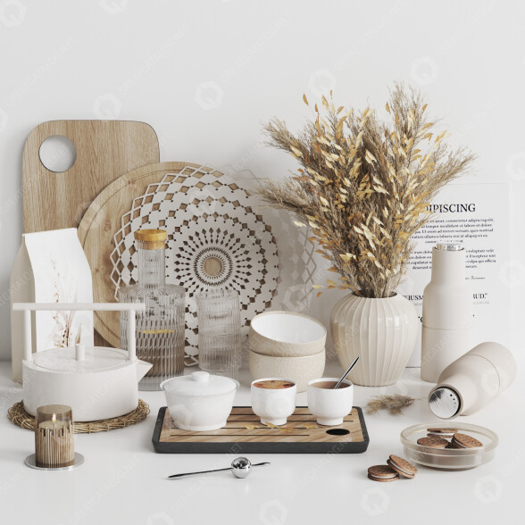 Dekor Kitchen Accessories 047 3D-Modell