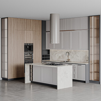 Kitchen Modern 275 3D model