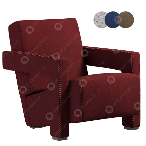 Крісло Cassina Utrecht 3D модель
