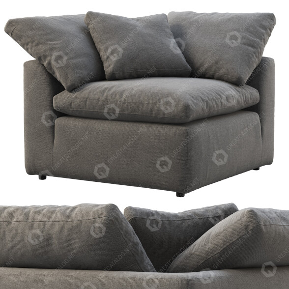 Крісло Joybird Bryant Corner 3D модель