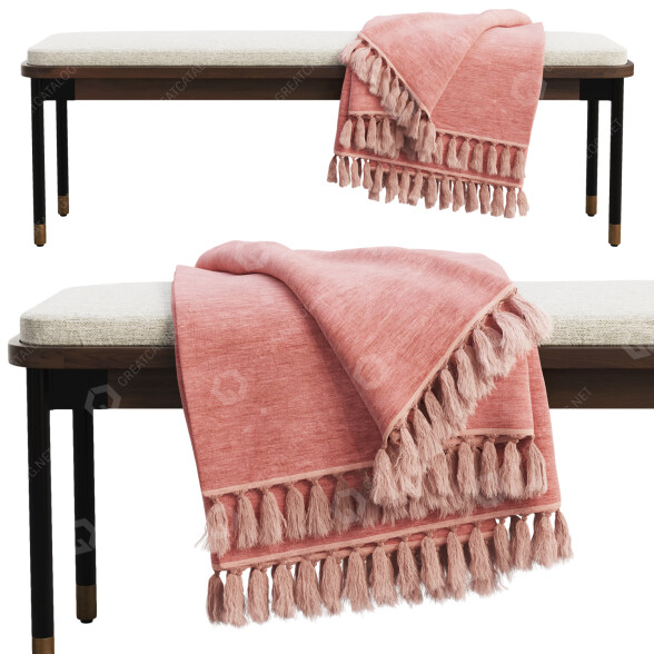 Bench Joybird Sally 3D model