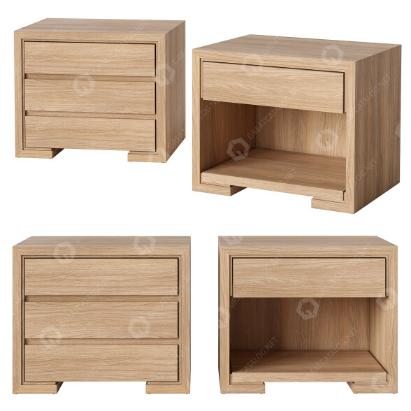Nightstands Restoration Hardware Enzo 3D model
