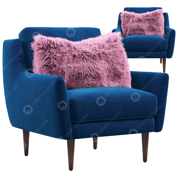 Armchair Joybird Bell 3D model