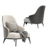 Кресло Minotti Leskie with High Backrest - infinity.vision