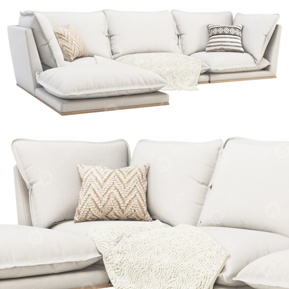 Sofa Restoration Hardware Cosa 3D model