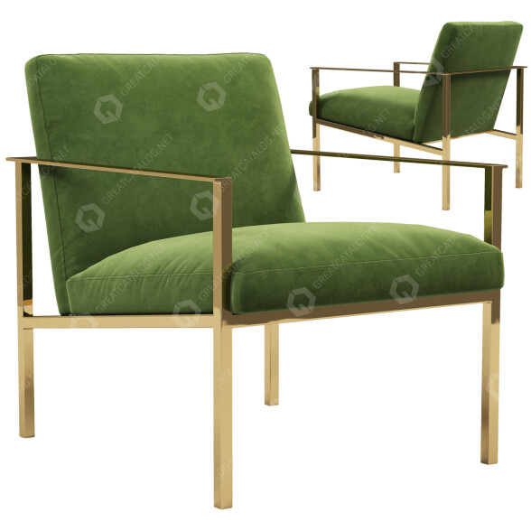 Fotel Joybird Orla Accent model 3D