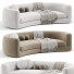 Диван India Mahdavi Jelly Pea - Rivera 3D