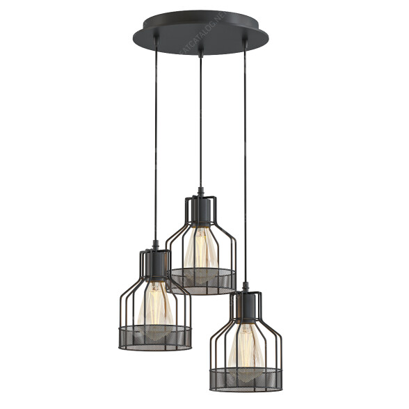 Подвесной светильник 3 Light Kitchen Island Modern 3D модель