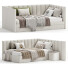 Betten und Nachttisch Volna Soft - Rivera 3D