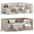 Betten und Nachttisch Volna Soft - Rivera 3D