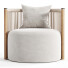 Sessel Coco Republic Architect Swivel - Rivera 3D