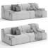 Sofa Meridiani Norton - Rivera 3D