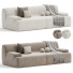 Sofa Meridiani Norton - Rivera 3D