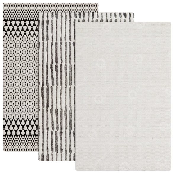 Carpets Set 042 3D model