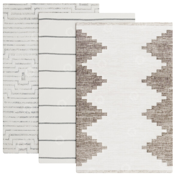 Carpets Set 043 3D model