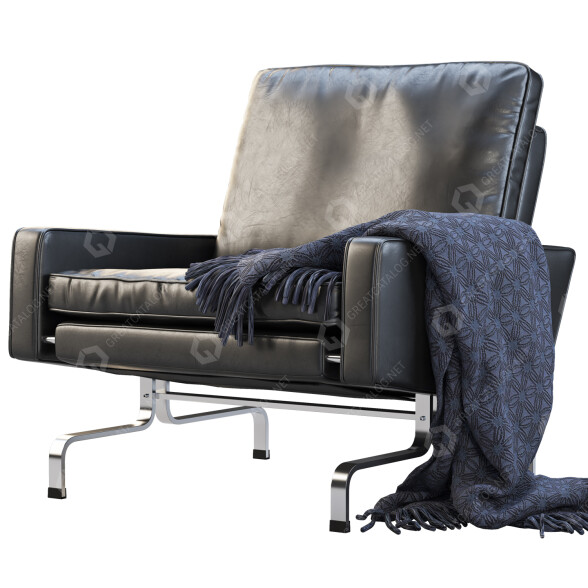 Sessel Fritz Hansen PK31 3D-Modell
