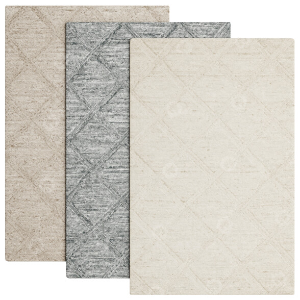 Carpets Set 060 3D model