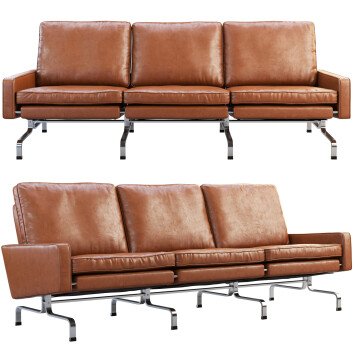 Диван Fritz Hansen PK31 3-Seater