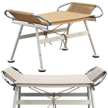 Пуф PP Mobler  PP225 Flag Halyard by Hans Wegner