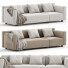 Диван Knoll Barber Osgerby - Rivera 3D