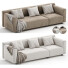 Диван Knoll Barber Osgerby - Rivera 3D