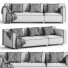 Диван Knoll Barber Osgerby - Rivera 3D