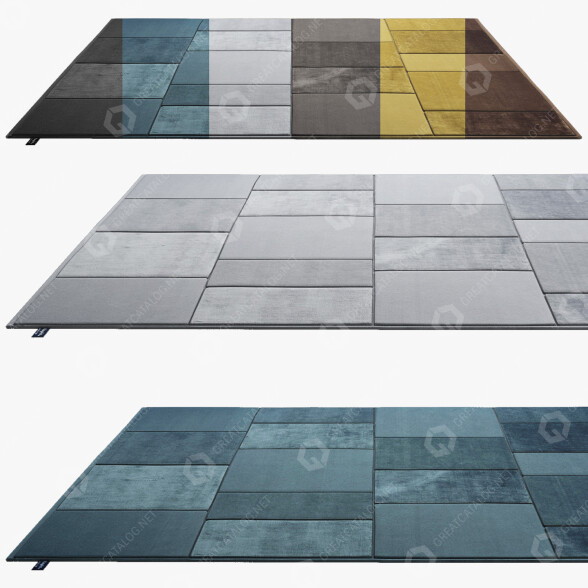 Carpets Casellario Monocromo 3D model