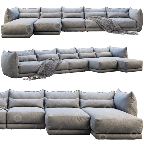 Диван Montauk Sofa Jane 2 3D модель