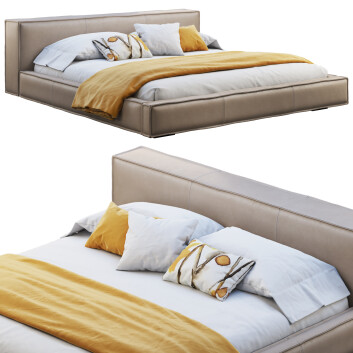 Ліжко  Queen Loft 3D модель
