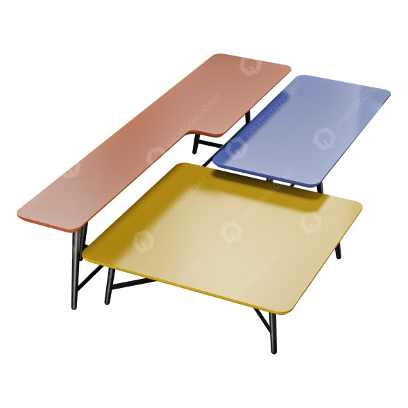 Журнальные столики Roche Bobois Octet 3D модель
