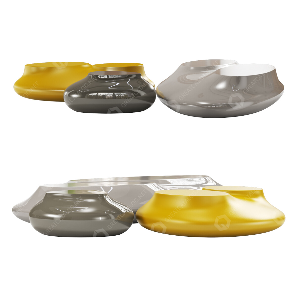 roche bobois(ロッシュボボア) Cute Cut グレージュ CUTE CUT XXS Cocktail table | Roche Bobois