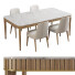 Stół i krzesła Roche Bobois Eden-Rock Dining Set - sta-84