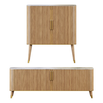 Барна шафа та сервант Roche Bobois Eden-Rock Storage Set 2 3D модель