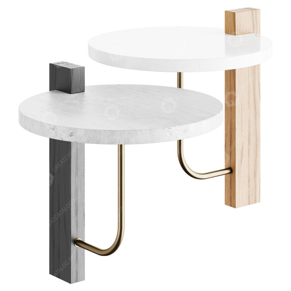 Тумбочка Audo Corbel Shelf 3D модель