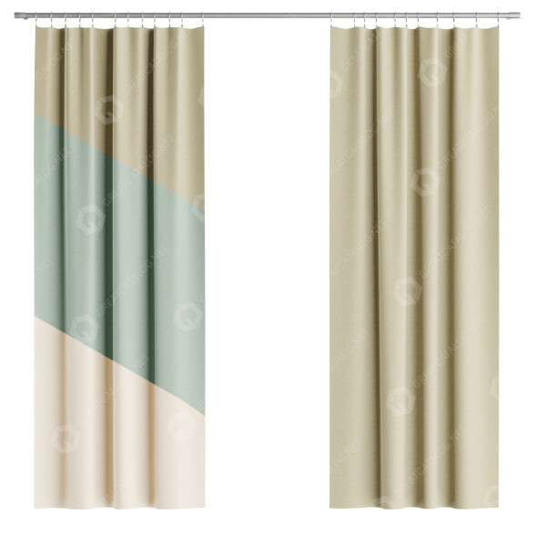 Cortinas Set 006 Modelo 3D
