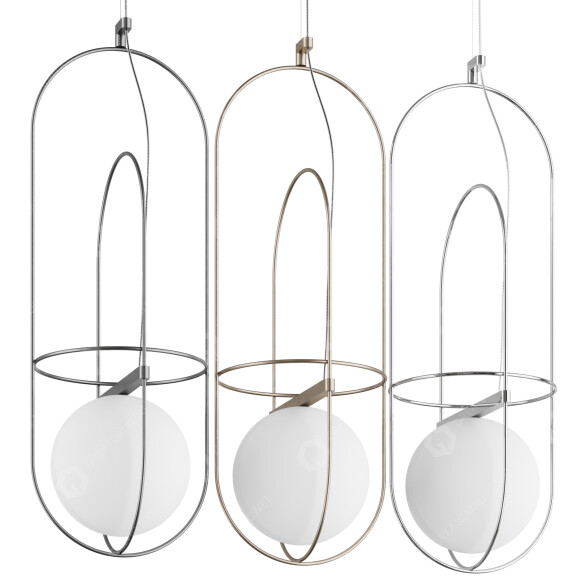 Lampa wisząca FontanaArte Setareh Small model 3D