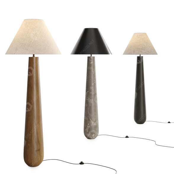 Lampadaire CB2 Polar modèle 3D
