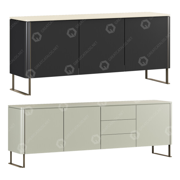 Серванти Roche Bobois Rondo Set 1 3D модель
