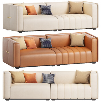 Диван  Upholstered by Voldemordo 3D модель