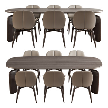 Стіл та стільці Roche Bobois Pulp Dining Set 1