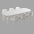 Стіл та стільці Roche Bobois Pulp Dining Set 1 - sta-84