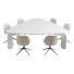 Table et chaises Roche Bobois Pulp Triangular Dining Set 2 - sta-84