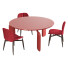 Стіл та стільці Roche Bobois Pulp Round Dining Set 3 - sta-84