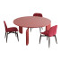 Стіл та стільці Roche Bobois Pulp Round Dining Set 3 - sta-84