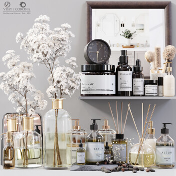 Декор Bathroom Set 012 3D модель
