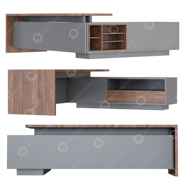 Bureau Las Mobili Elite modèle 3D