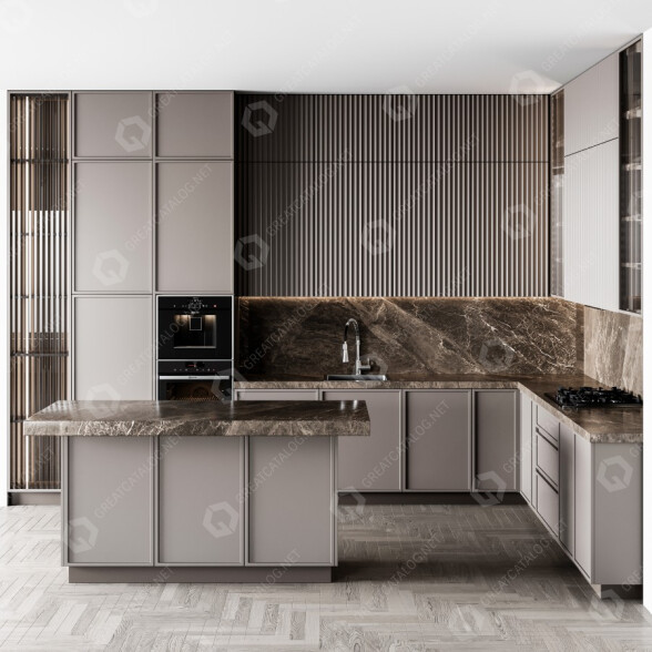Кухня Modern 209 3D модель