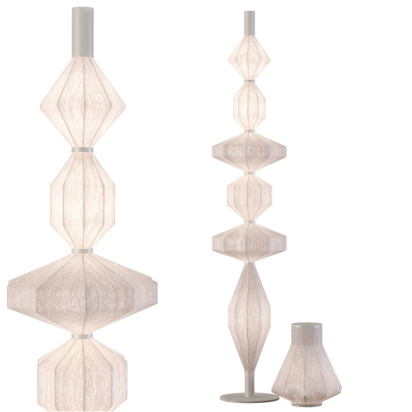Торшер та настільна лампа Roche Bobois Serena 3D модель